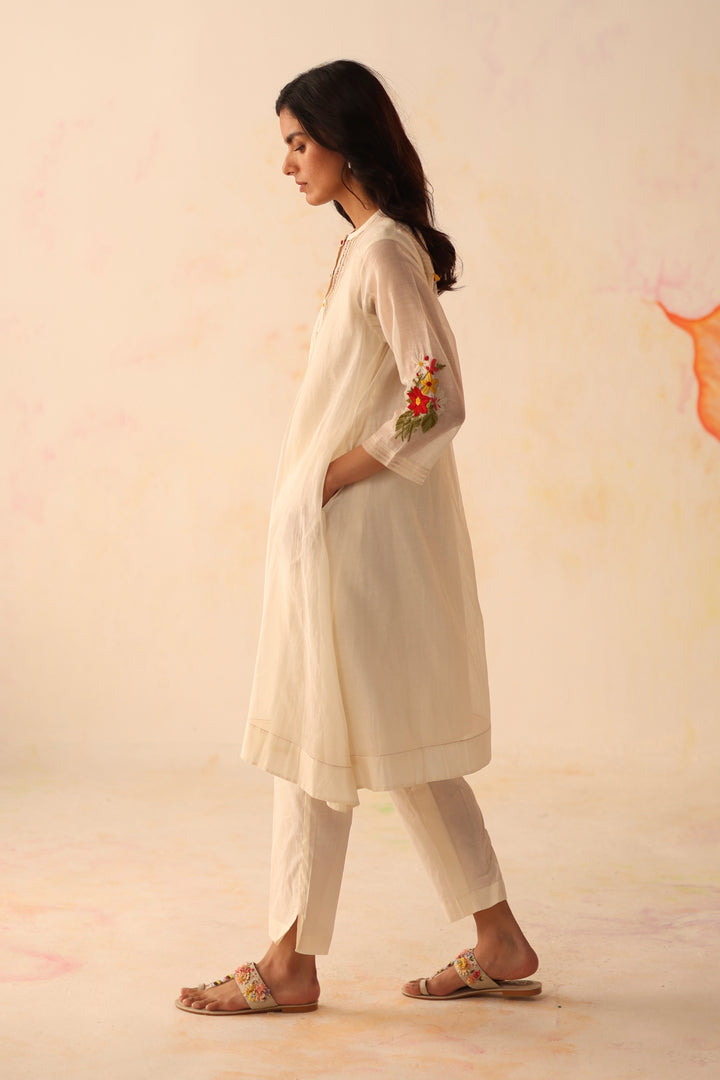 Gulmohar, BAGH Co-ord Set in black and white print. main image 1