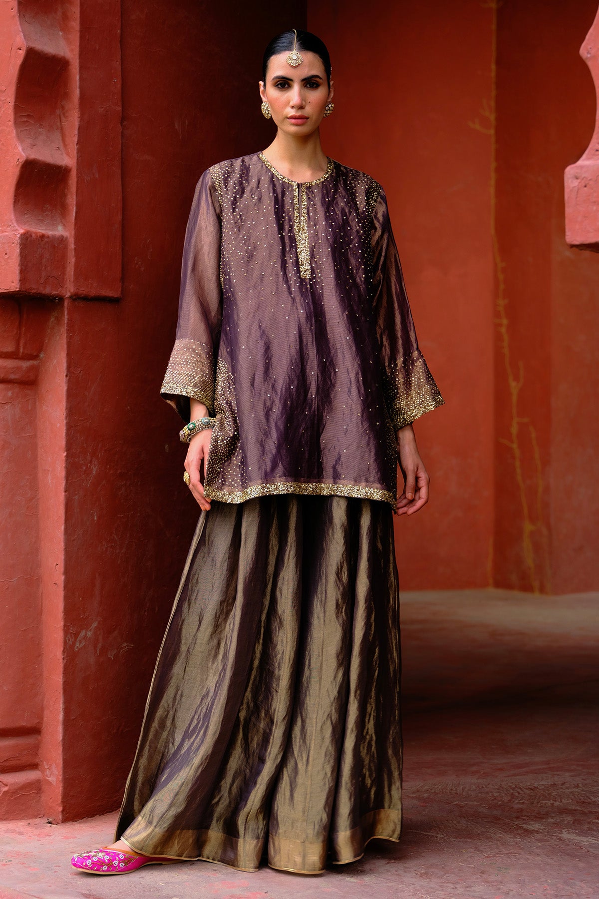 Chinar Sharara Set