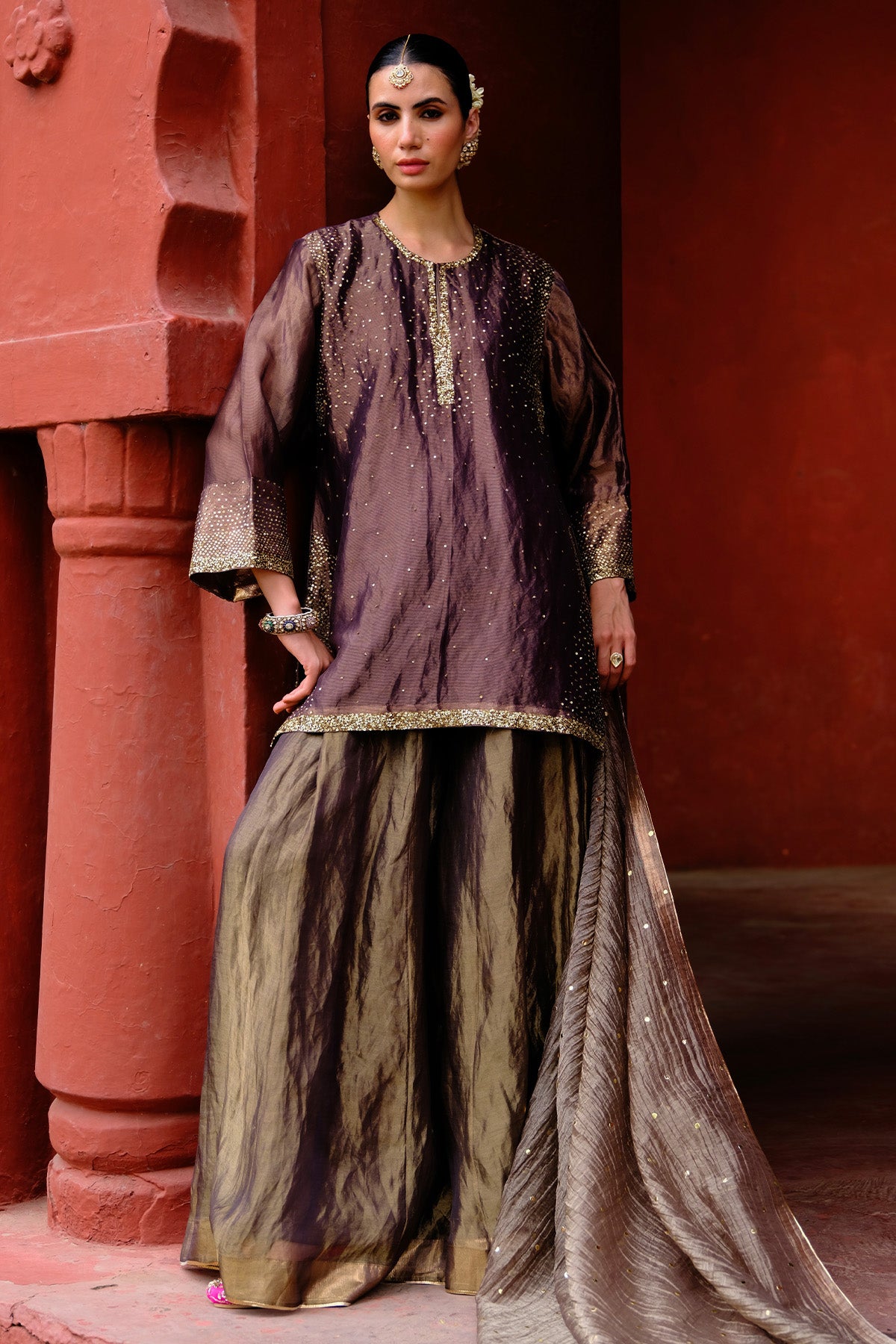 Chinar Sharara Set