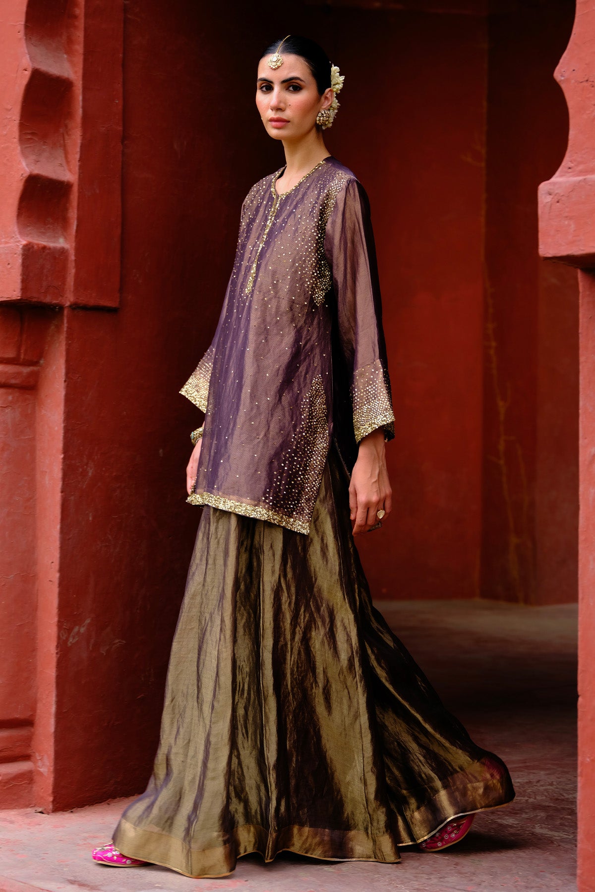 Chinar Sharara Set
