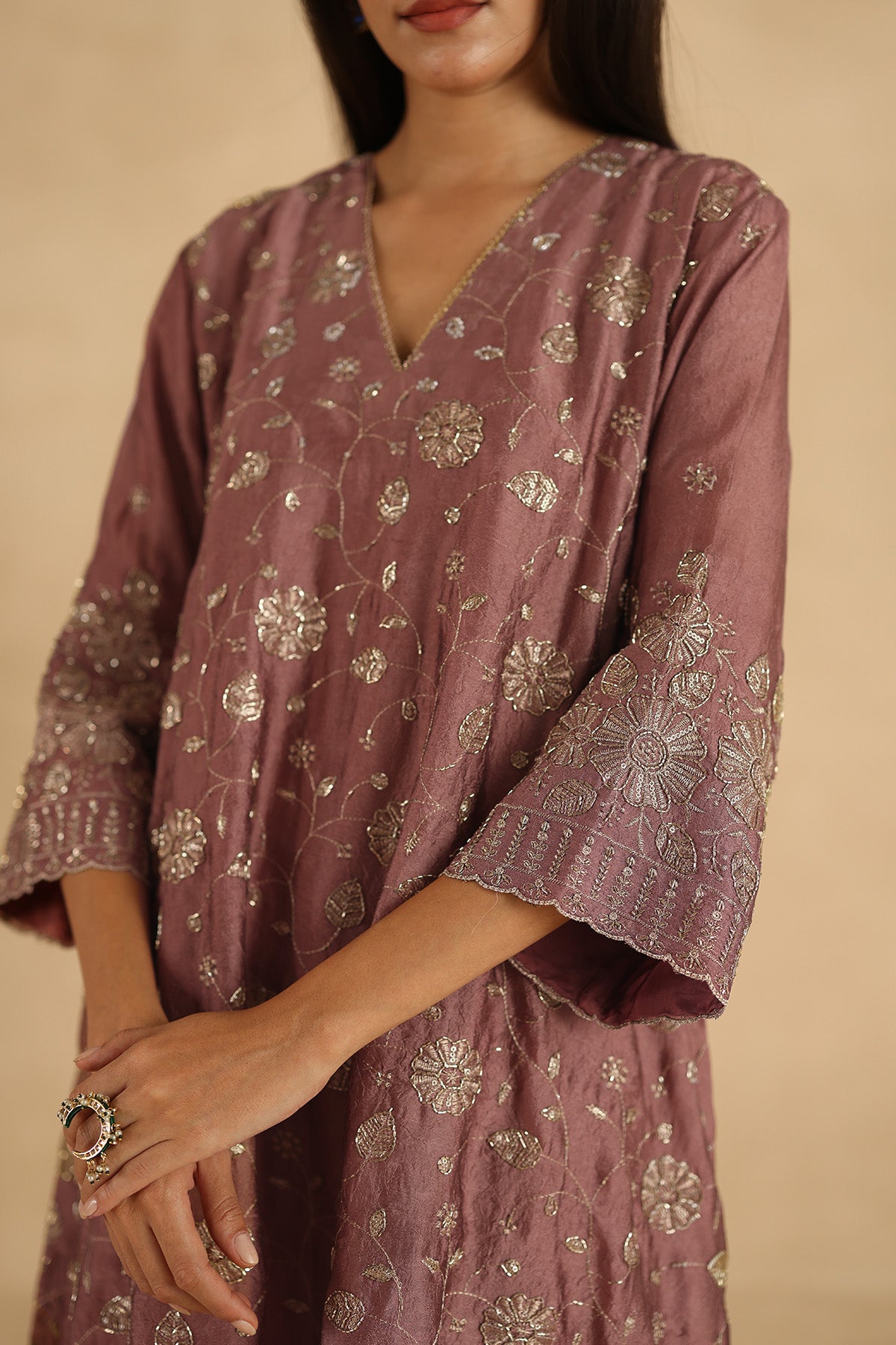 Polki Farshi Set