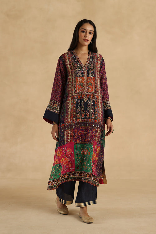 Meenakari Kurta Set