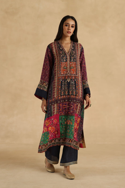 Meenakari Kurta Set