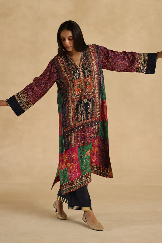 Meenakari Kurta Set