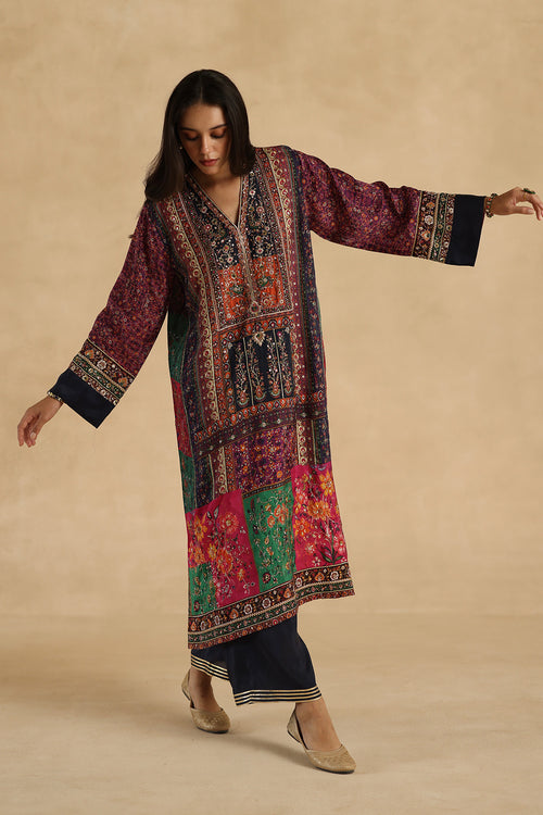 Meenakari Kurta Set