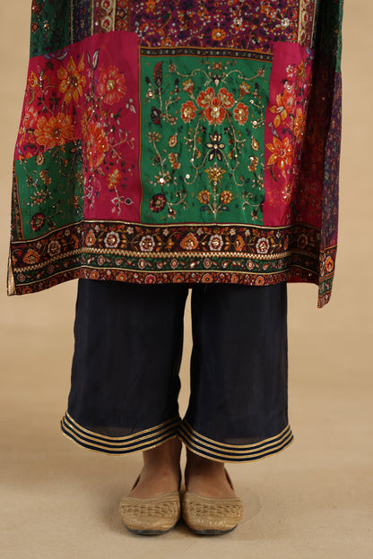 Meenakari Kurta Set