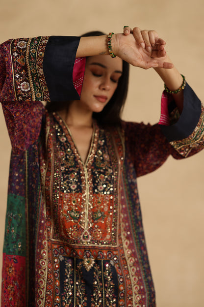 Meenakari Kurta Set