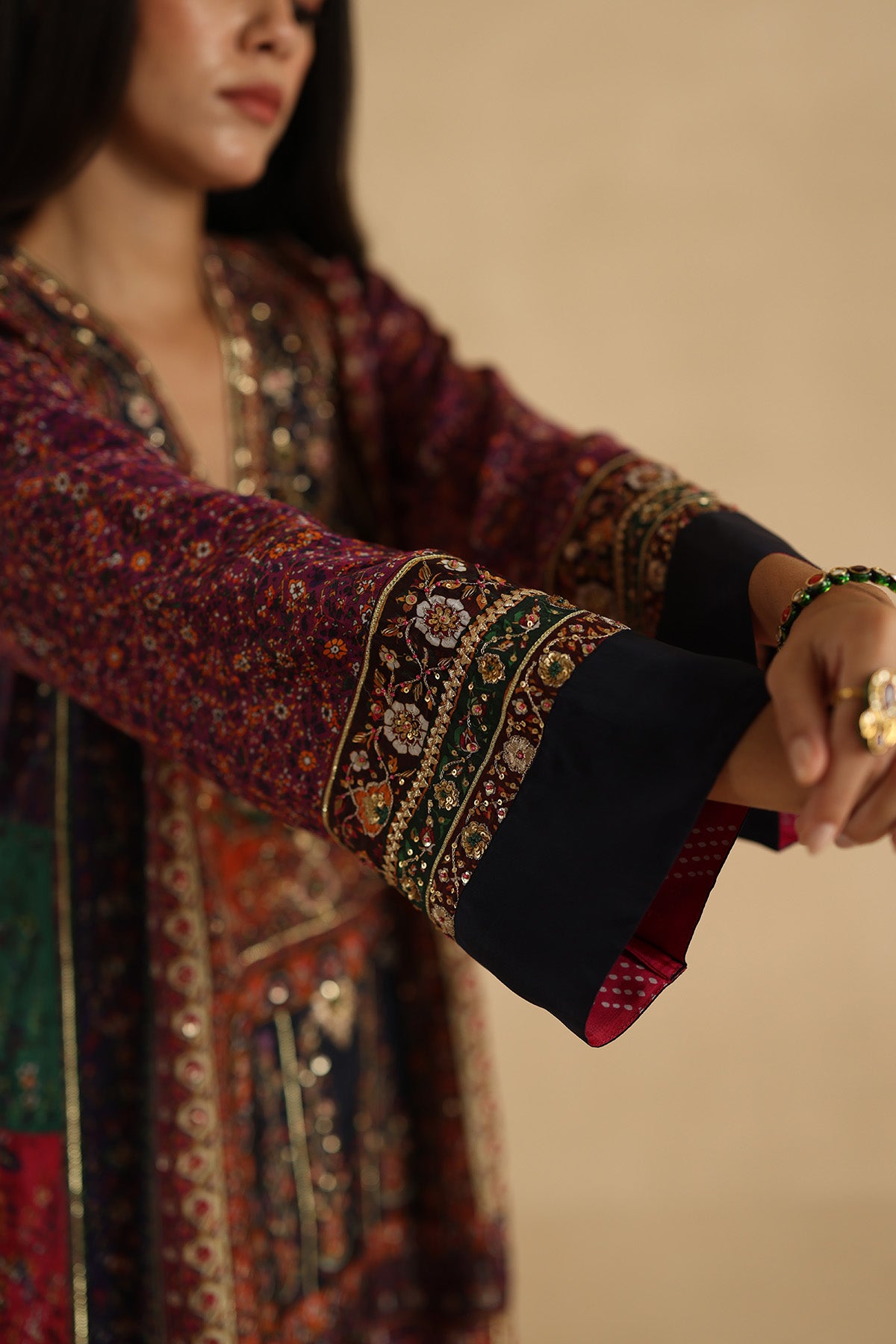 Meenakari Kurta Set