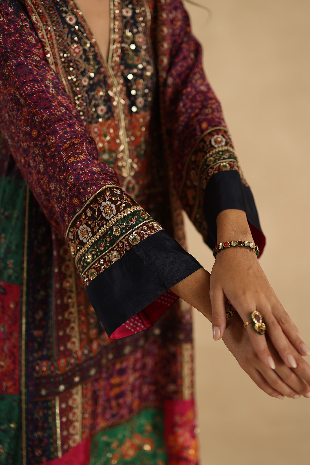 Meenakari Kurta Set