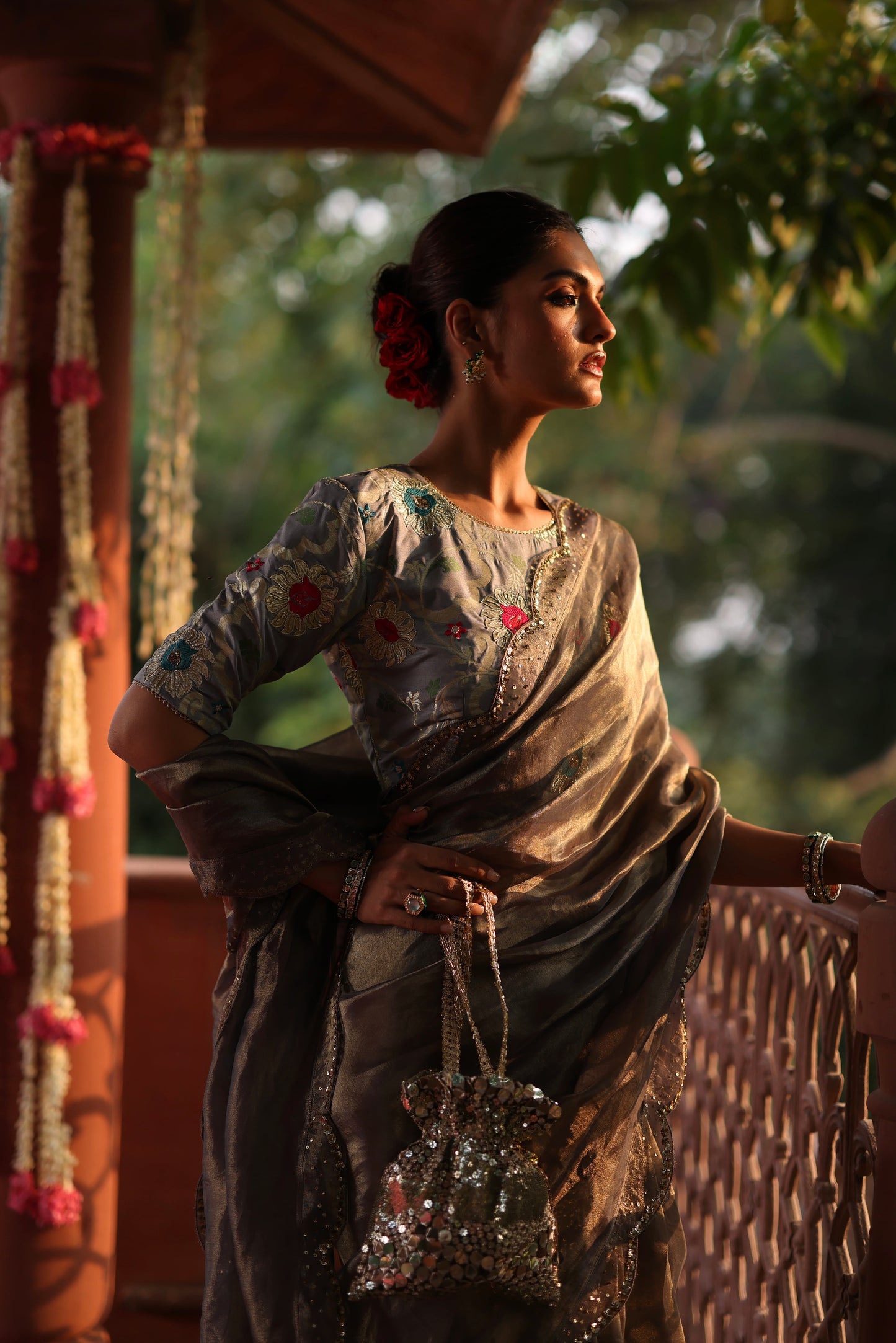 Gulkand Saree