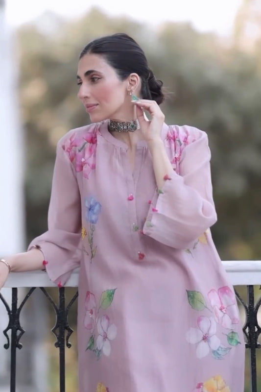 Prerna Goel in Kesar Kurta Set