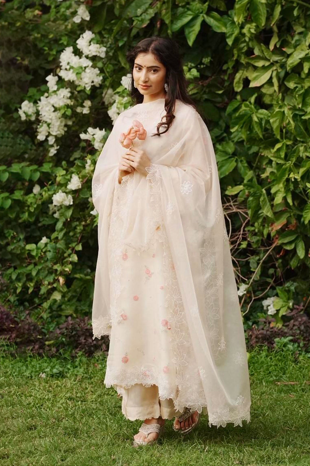 Sara Arjun in Sareena Kurta Set
