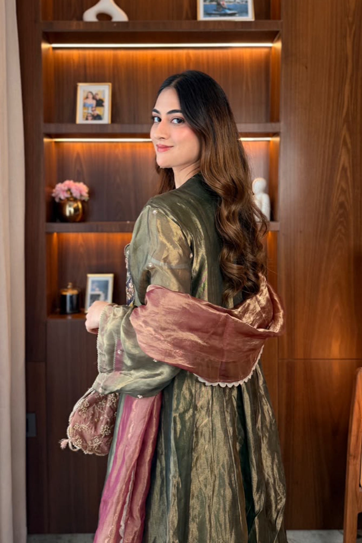 Shivami Jain in Navratna Kurta Set