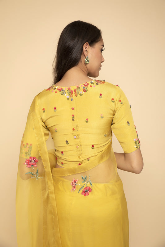 The Daffodil Saree